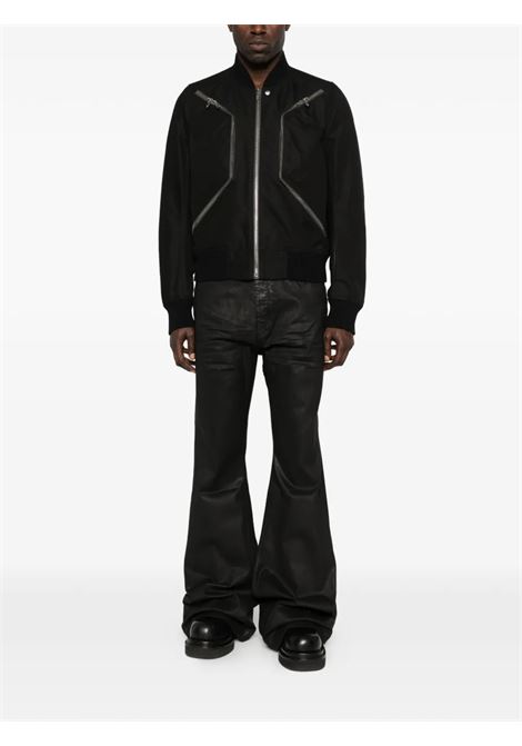 heizer flicght jacket man black RICK OWENS | RU01F2790 CDU09